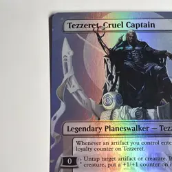 MTG - Tezzeret, Cruel Captain - Borderless / Foil EOE / Edge of Eternities - Image 2