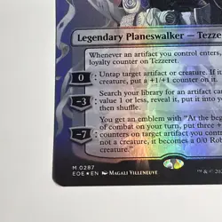 MTG - Tezzeret, Cruel Captain - Borderless / Foil EOE / Edge of Eternities - Image 3