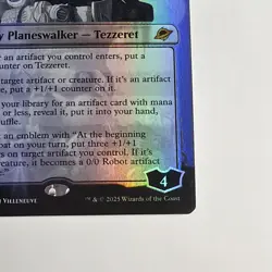 MTG - Tezzeret, Cruel Captain - Borderless / Foil EOE / Edge of Eternities - Image 4