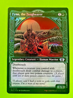 MTG March of the Machine ( Fynn the Fangbearer ) FOIL - Image 1