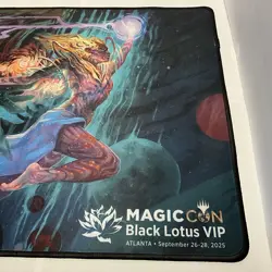 MTG Black Lotus VIP Playmat MagicCon Atlanta 2025 Limited Edition *New Unused* - Image 2