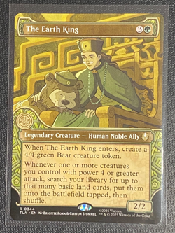 The Earth King (Showcase) Avatar The Last Airbender MTG TLA #344 NM/M - Image 1