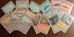 MTG: Fourth Edition Alternate Land Lot (Incomplete) - Image 1