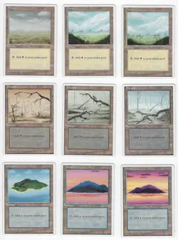 MTG: Fourth Edition Alternate Land Lot (Incomplete) - Image 2