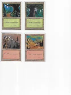 MTG: Fourth Edition Alternate Land Lot (Incomplete) - Image 4