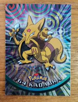 Kadabra Topps TV Animation Edition Pokemon Card 64 - Holo - Rays - Image 1