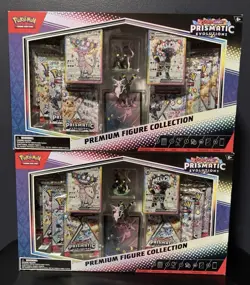Pokemon TCG Prismatic Evolutions Premium Figure Collection | SEALED Lot Of 2 - Image 1