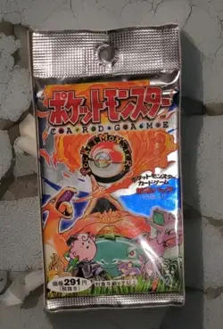 Pokemon TCG 1999 Japanese Base Set Booster Pack Factory Sealed - Image 1