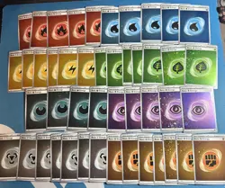 LOT OF 46x Pokemon 151 Holo Energy Cards - Pokemon TCG Cosmos Foil Energies!! - Image 1