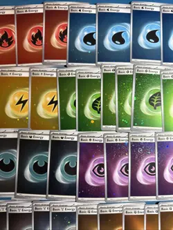 LOT OF 46x Pokemon 151 Holo Energy Cards - Pokemon TCG Cosmos Foil Energies!! - Image 3