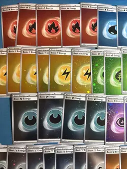LOT OF 46x Pokemon 151 Holo Energy Cards - Pokemon TCG Cosmos Foil Energies!! - Image 4