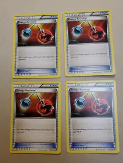 x4 Energy Retrieval - 92/114 - Uncommon Pokemon Black & White M/NM - ABC - Image 1