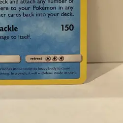 Pokemon TCG Blastoise 25/181 Rare Holo Cracked Ice Sun Moon Team Up - Image 2
