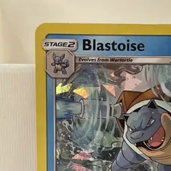 Pokemon TCG Blastoise 25/181 Rare Holo Cracked Ice Sun Moon Team Up - Image 4