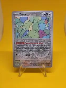 Colorless-Type Reverse Holo Foil Pokemon Card - SV 151 - Ditto 132/165 - Image 1