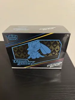 Crown Zenith Pokemon Center Elite Trainer Box Plus ETB New & Sealed - Image 1
