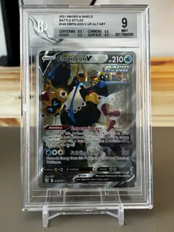 2021 Pokemon Battle Styles - Empoleon V 146/163 BGS 9 - Image 1