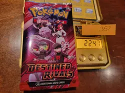 22.47g (HEAVIEST in Lot) Destined Rivals Pokemon Booster Pack - Sealed #357 - Image 1