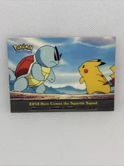 2000 Topps Pokemon TV Animation Series 2 #EP12 Here Comes the Squirtle Squad - Image 1