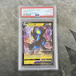 2022 Pokemon SWSH Luxray V Astral Radiance #050/189 PSA Gem Mint 10 Graded ENG - Image 1