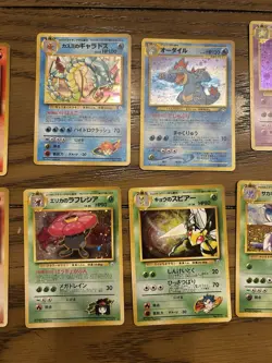 Lot Of 13 Japanese Holographic Pokemon Base Cards - Image 3