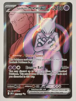 Pokemon - Destined Rivals - Team Rockets Mewtwo EX 213/182 Con10der! PACK FRESH! - Image 1