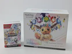 Pokemon Center Exclusive Prismatic Evolutions ETB Booster Bundle *NEW SEALED” - Image 1