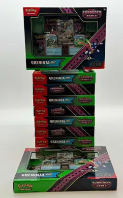 Lot of (9) Pokemon SV Shoruded Fable Greninja ex Special Illustration Box Sealed - Image 1