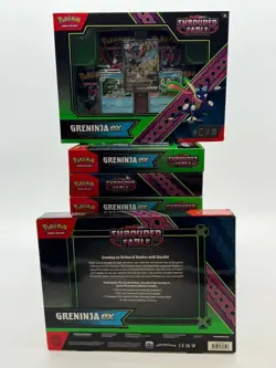 Lot of (9) Pokemon SV Shoruded Fable Greninja ex Special Illustration Box Sealed - Image 3