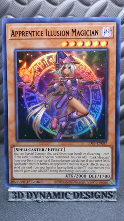| Yugioh Apprentice Illusion Magician LDS3-EN087 1st RED Ultra Rare NM ?? | - Image 1