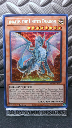 | Yugioh Timaeus the United Dragon MP23-EN003 1st Secret 25Th Tin NM/M ?? | - Image 1