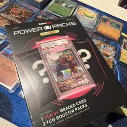 2025 GameStop Power Packs Series 4 - PSA 8+ Guaranteed Graded Card - Sealed Poke - Image 3