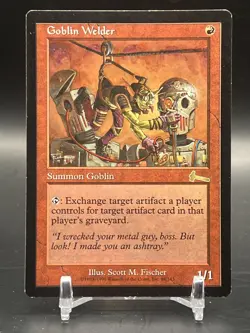 MTG English Goblin Welder NM Normal Urza's Legacy - Image 1