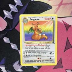 1999 Pokemon TCG Fossil - Dragonite Card 19/62 - Non-Holo German - Image 1