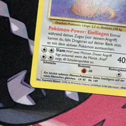 1999 Pokemon TCG Fossil - Dragonite Card 19/62 - Non-Holo German - Image 4