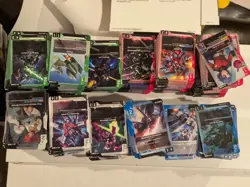 Gundam Card Game Set 1 Bulk Commons, Uncommon, And Rares complete set - Image 1