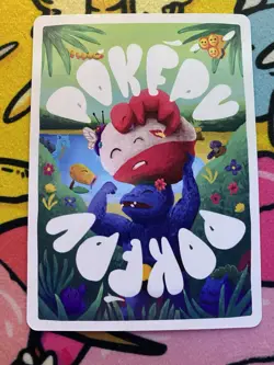 Pokepu v2 - Christopherfer (Kakuna) 02/77 - Derpy Pokemon Parody / Fan Art Card - Image 2