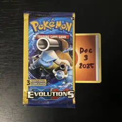 Pokemon XY EVOLUTIONS - (3-Card Mini) Booster Pack - SEALED - ONLY 1 PACK - Image 2