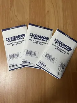 Digimon Card Game Store Tournament 3 Kits 2025 Vol 4 - SEALED - Image 1