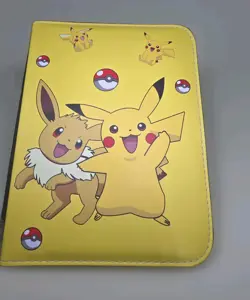 Pokemon Trading Card Binder Holder 50 Page 400 Pockets Pikachu Eevee Cute Folder - Image 1