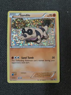 Sandile 8/12 2011 McDonald's Promo Pokemon TCG Card - Image 1