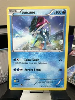 Suicune 30/30 Trainer Deck HOLO Pokemon TCG Card MP 2016 - Image 1