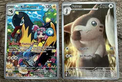 Pokemon Journey Together Illustration Rare Lot Of 2 Cards Furret, Kilowattrel - Image 1
