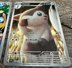 Pokemon Journey Together Illustration Rare Lot Of 2 Cards Furret, Kilowattrel - Image 2