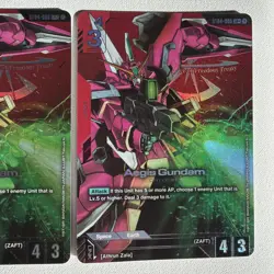 Aegis Gundam Alternate Art Foil - ST04-006 LR+ NM - Gundam TCG Card Game - Image 4