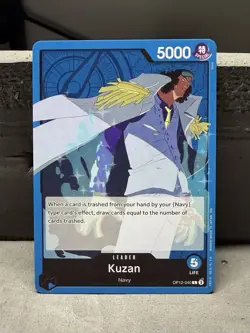 One Piece Card Game Kuzan OP12-040 Preconstructed Blue Leader - Image 1