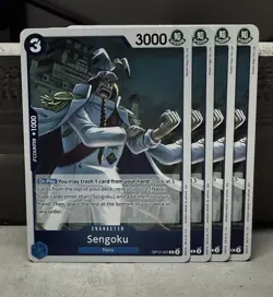 One Piece Card Game Kuzan OP12-040 Preconstructed Blue Leader - Image 3