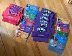 Disney Lorcana Archazias Island Reign of Jafar Card Storage Box, Table Tent LOT - Image 1