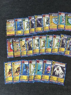 30+ Digimon 1st First Edition Card Lot With Extras - Image 1