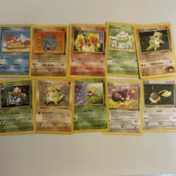 60 Pokemon TCG Cards - Late 90s/Early 2000s Cards - Base, Jungle, Fossil - Image 4